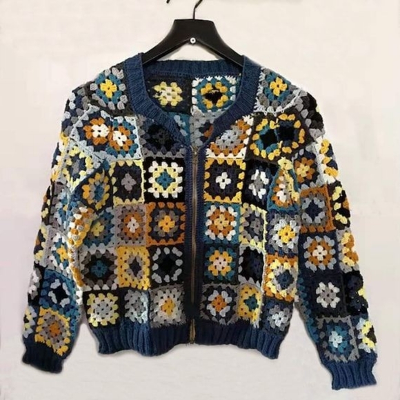 Granny square cardigan - Picture 1 of 10